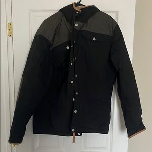 Men's Black and Gray Fjallraven Jacket